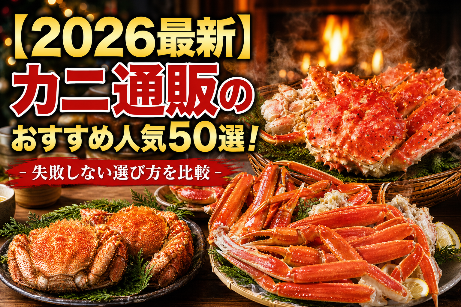 【2026最新】カニ通販のおすすめ人気50選！失敗しない選び方を比較