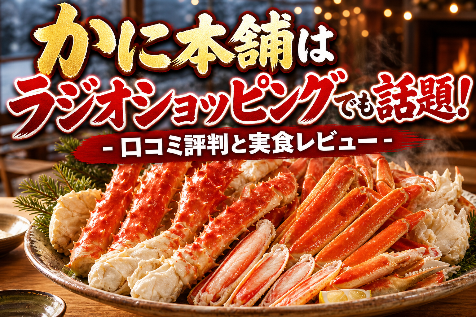 かに本舗はラジオショッピングでも話題!口コミ評判と実食レビュー
