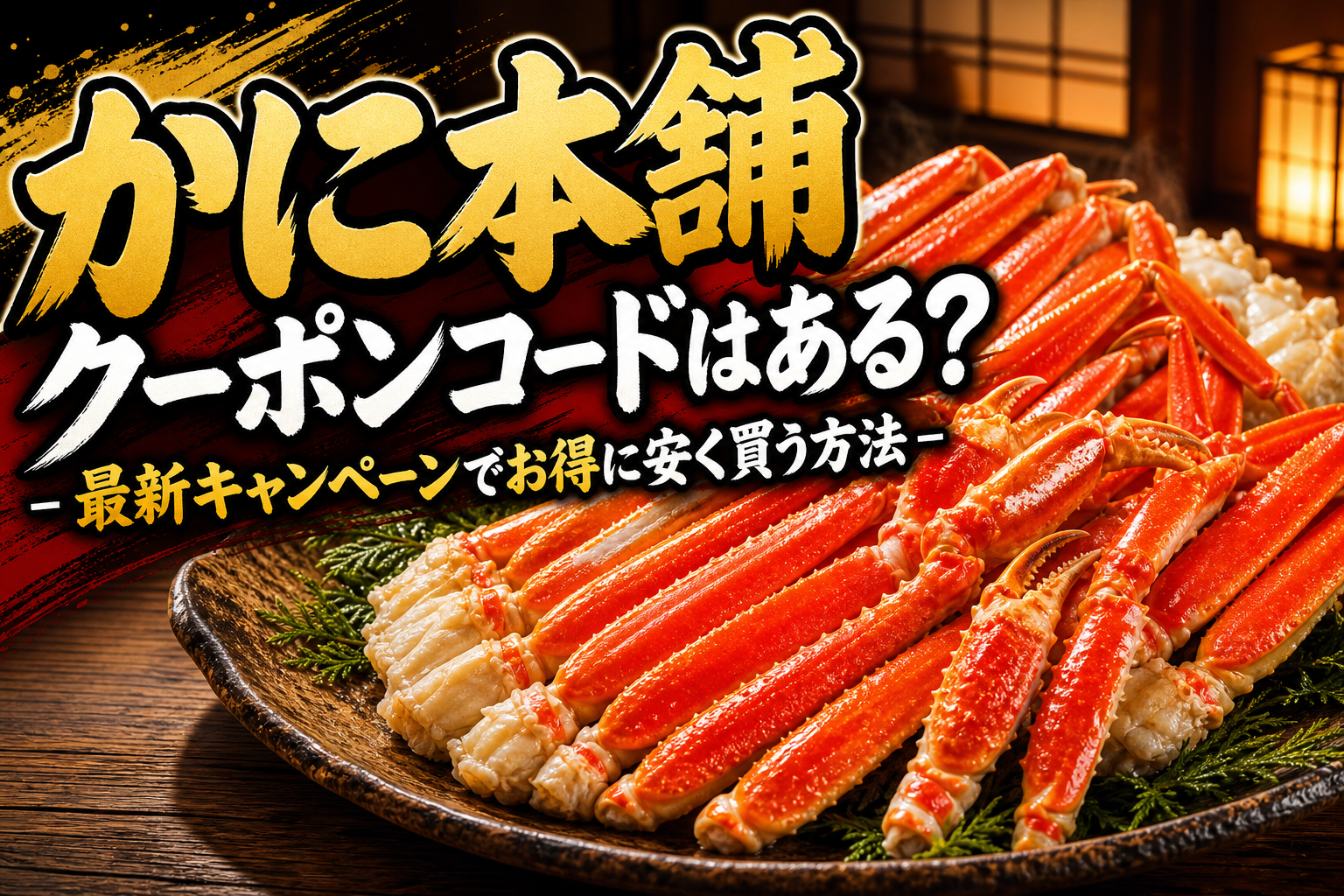 かに本舗 クーポンコードはある？最新キャンペーンでお得に安く買う方法